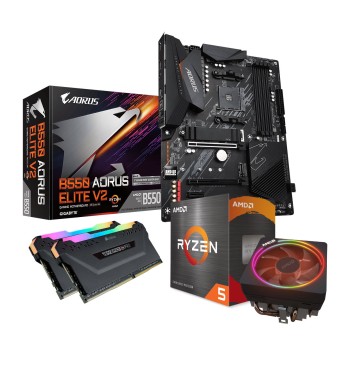 Kit évolution Ryzen 5 5600X + AMD Wraith Prism RGB Offert !
