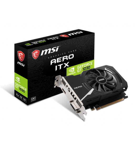 GeForce GT 1030 Aero ITX 2GD4 OC GeForce GT 1030 Aero ITX 2GD4 OC
