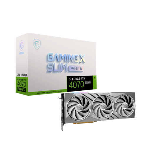 GeForce RTX 4070 Super 12G Gaming X Slim White