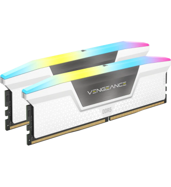 Vengeance RGB DDR5 2x16Go 6000MHz C36 - blanc