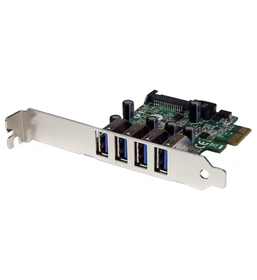 Carte contrôleur 4 ports USB 3 - PCI-Express 1X