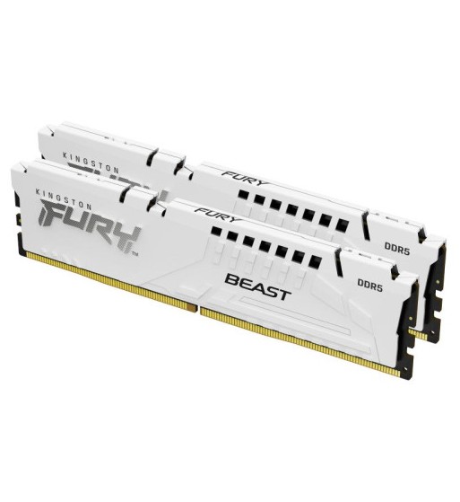 Fury Beast DDR5 2x32Go 6000MHz C36 White