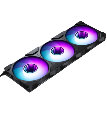 M25 Gen2 Reverse RGB - 12cm (Noir) - pack de 3