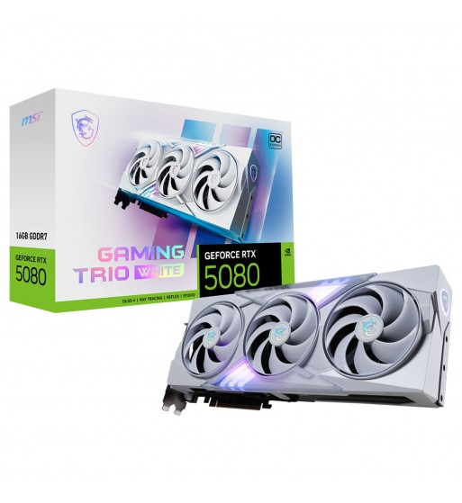 GeForce RTX 5080 16G Gaming Trio OC White