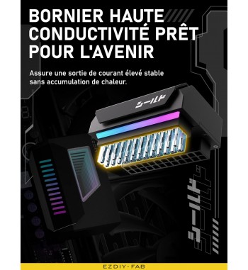 Adaptateur ATX 24 pins 180°