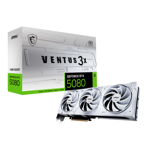 GeForce RTX 5080 16G Ventus 3X OC White GeForce RTX 5080 16G Ventus 3X OC White