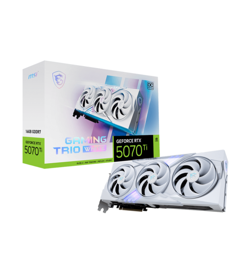 GeForce RTX 5070 Ti 16G Gaming Trio OC White