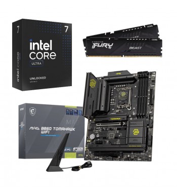 Kit évo ATX Core Ultra 7 265KF + B860 Tomahawk Wifi + 32Go DDR5 6000 MHz
