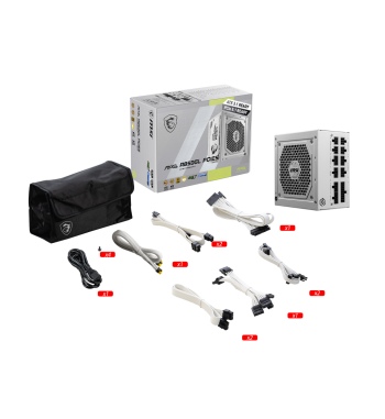 MSI MAG A850GL PCIE5 - white