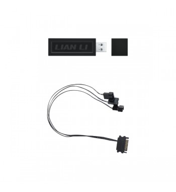 UNI FAN SL-INF Wireless 120 Reverse Blade ARGB PWM - pack de 3 (noir)
