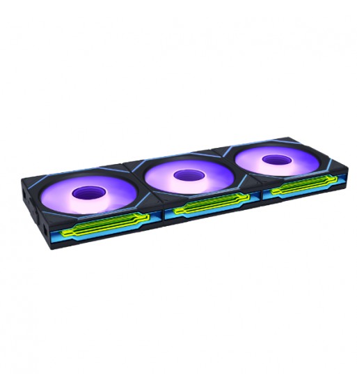 UNI FAN SL-INF Wireless 120 ARGB PWM - pack de 3 (noir)