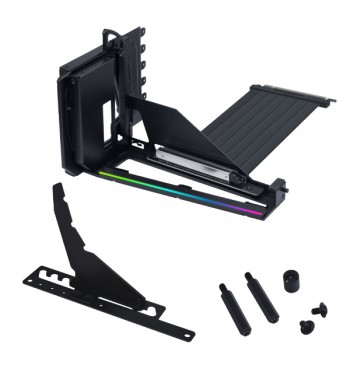 Kit de support vertical GPU 4 slots - noir