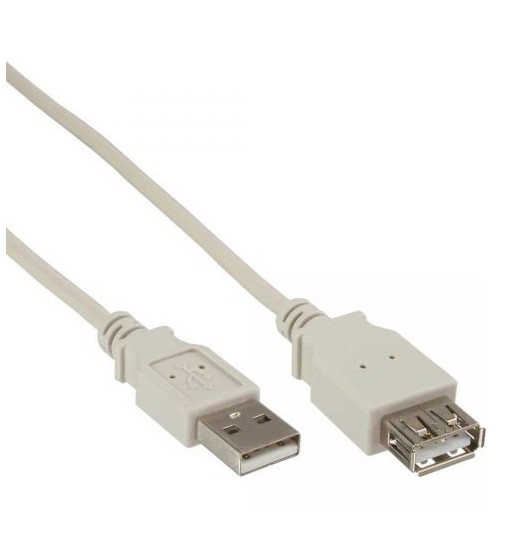 Rallonge USB 2.0 type A M/F, 2m