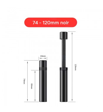 Support de carte graphique extensible 74-120mm