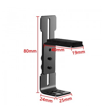 Support de carte graphique pour boitier double-chambre